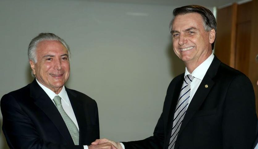 VEJA: Bolsonaro sonda Temer para ministério