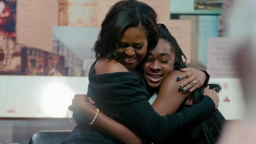 Yes, she can — but can everybody else? A história de Michelle Obama