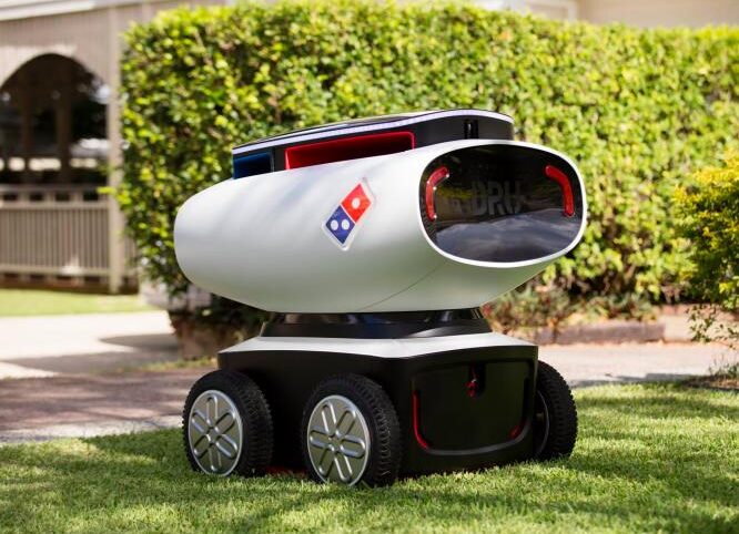 Pizza da Domino's vai chegar de robô