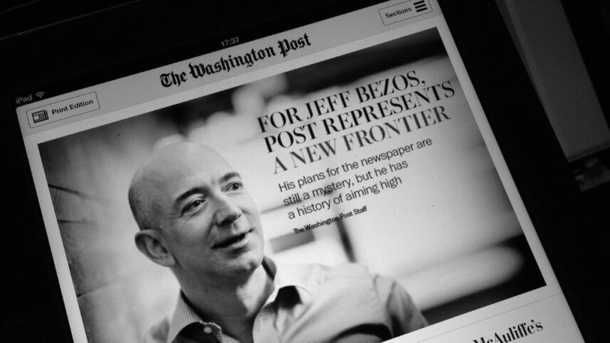 Jeff Bezos: como lucrar com jornalismo... e outros negócios