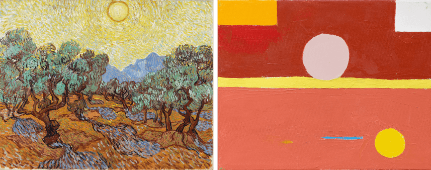 Van Gogh e Etel Adnan: a linguagem das cores