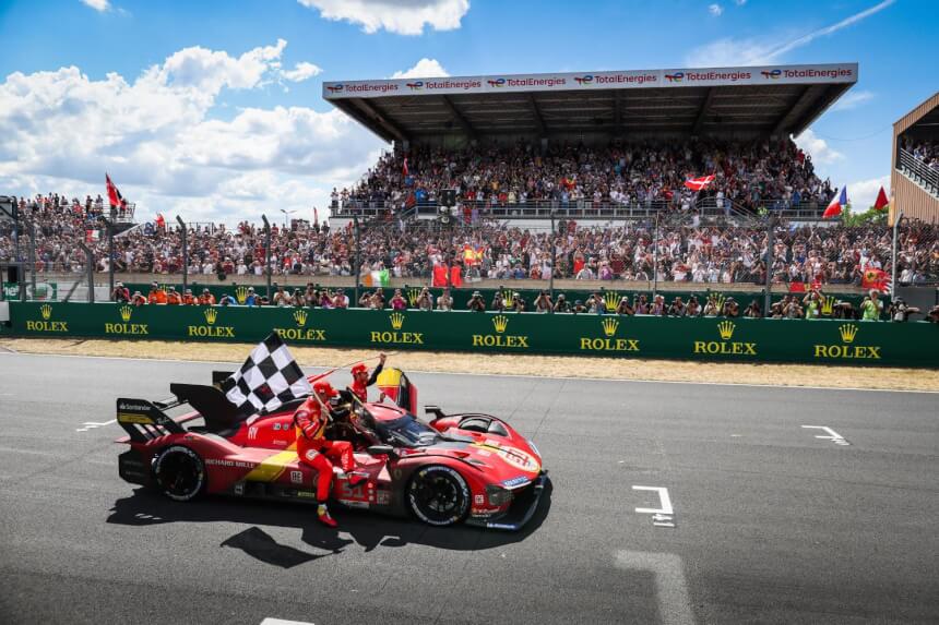 Ferrari quebrou um jejum de vitorias em Le Mans que durava desde 1965