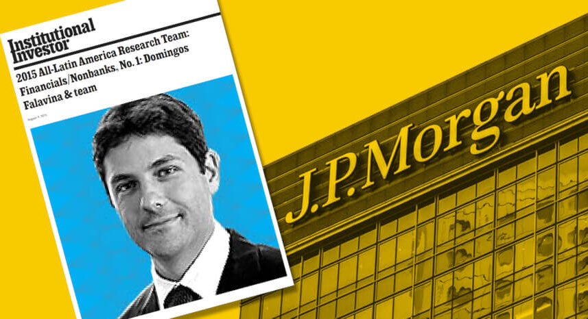 Falavina, analista #1 pela Institutional Investor, deixa o JP Morgan