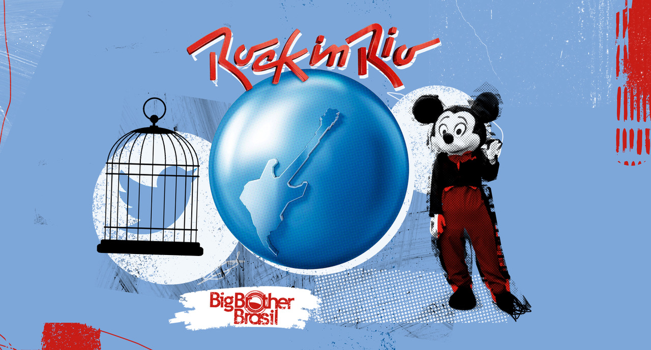 Rock in Rio e BBB sem Twitter (e sem Boninho); e o Mickey paraguayo de 90 anos