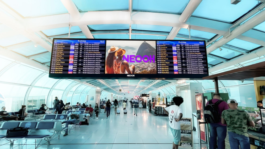 NEOOH e Helloo conquistam OOH de 17 aeroportos da Aena, incluindo Congonhas