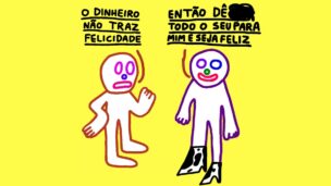 O dinheiro não traz felicidade — by Pedro Vinicio