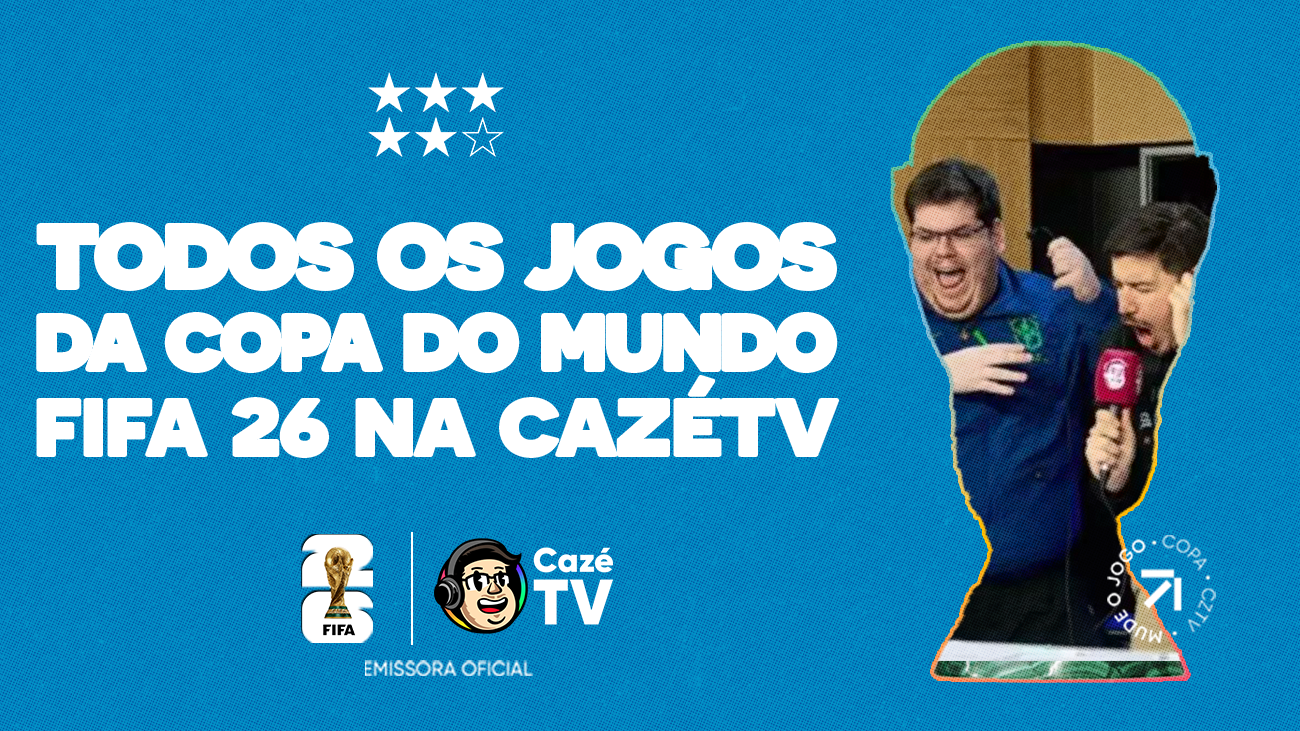 CazéTV vai transmitir todos os jogos da Copa do Mundo de 2026 – e lança nova campanha