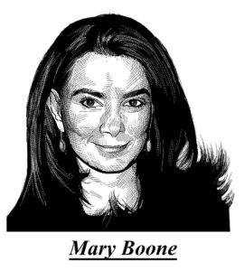 Basquiat, Keith Haring, Andy Warhol: todo mundo era amigo de Mary Boone 1 10 12 Mary Boone ok
