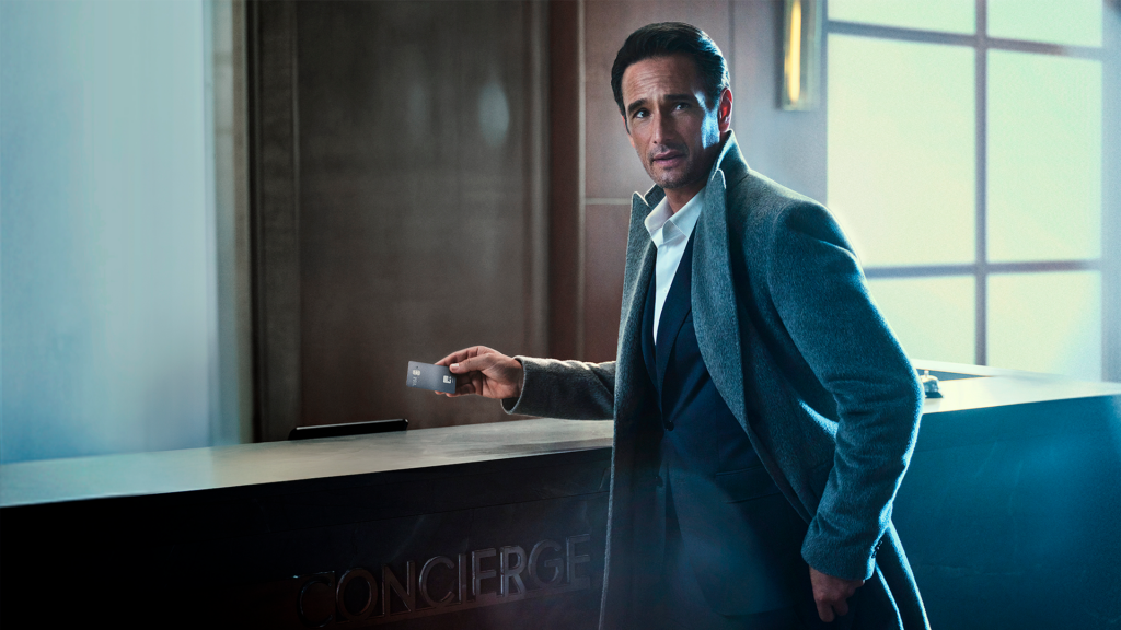 Foto campanha Legacy com Rodrigo Santoro