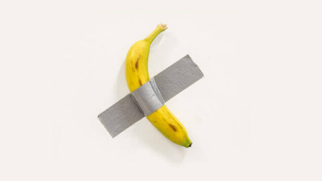 Você já conhece a banana de Maurizio Cattelan. Agora pode ver seu outro lado