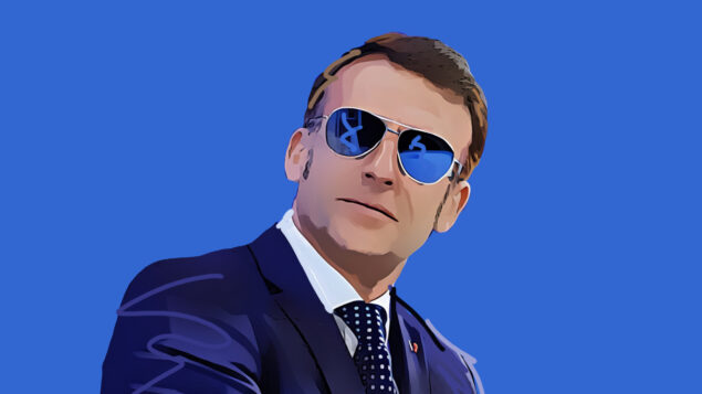 Emmanuel Macron, o porta-voz da resistência