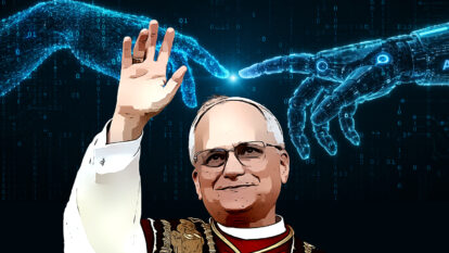 Papa pede AI com dignidade, e não “uma nova torre de Babel”