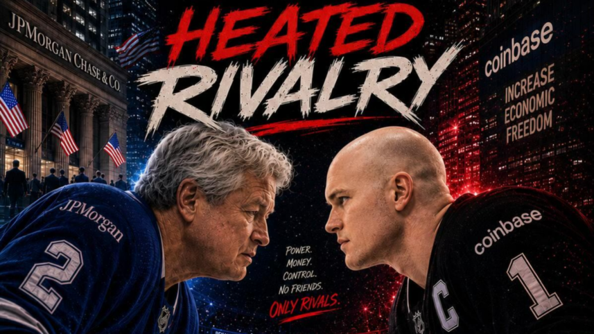 A ‘Heated Rivalry’ entre Jamie Dimon e o CEO da Coinbase