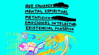 Que cansaço mental, espiritual, metafísico — by Pedro Vinicio