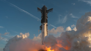 Starship, o megafoguete da SpaceX, atinge a órbita