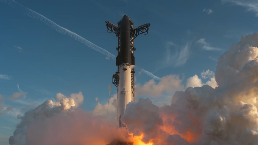 Startship, o megafoguete da SpaceX, atinge a órbita