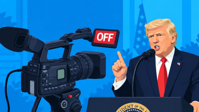 Emissoras de TV tiram Trump do ar