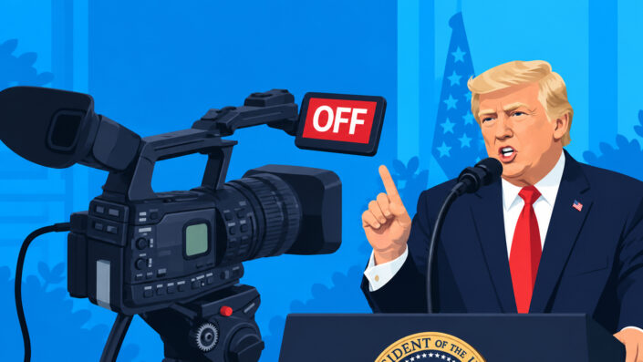 Emissoras de TV tiram Trump do ar