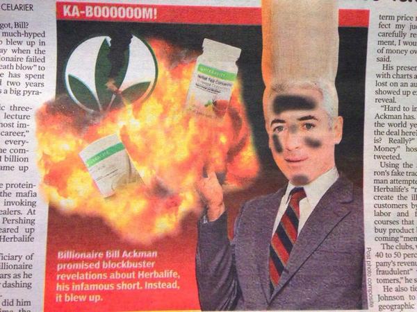 Megainvestidor perde milhões com aposta contra Herbalife 1 Ackman NY post