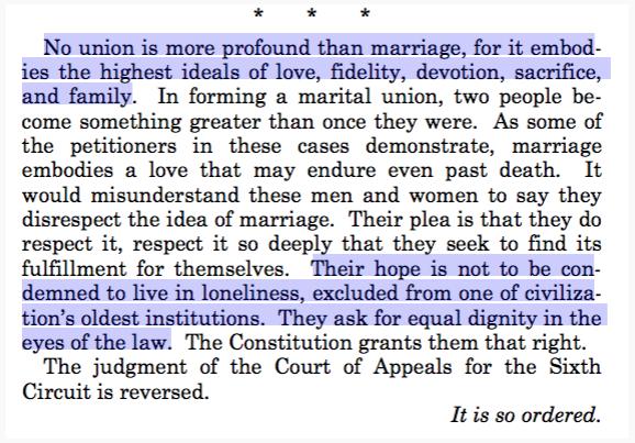Em vez do ódio... #LoveWins 3 SCOTUS