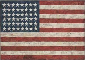 Jasper Johns, 'Flag', 1954-55